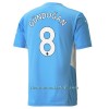 Camiseta de fútbol Manchester City Ilkay Gundogan 8 Primera Equipación 2021/22 - Hombre